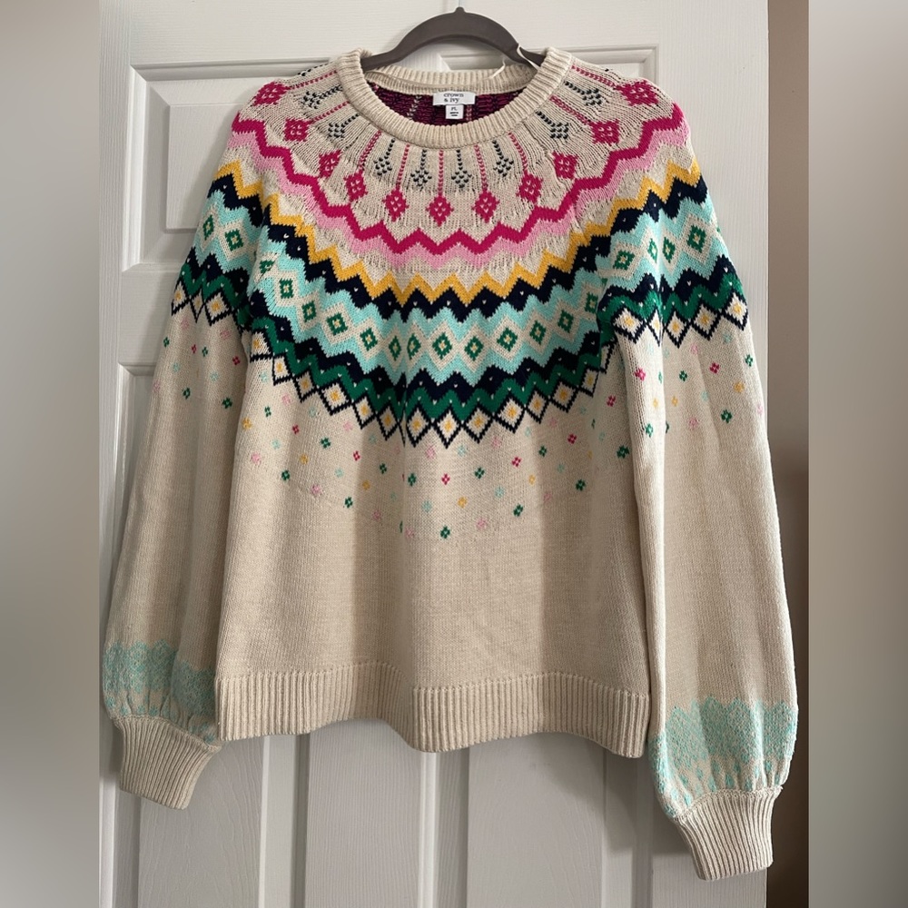 Crown and Ivy women’s  large petite sweater